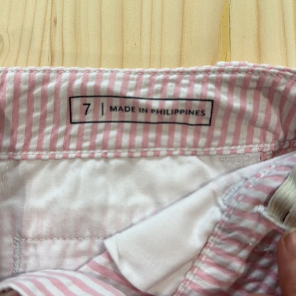 Vineyard Vines Seersucker Girl’s Shorts Size 7 - Picture 4 of 4